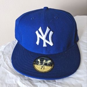 New York Yankees New Era Official Fitted Cap Hat Size 7 1/8